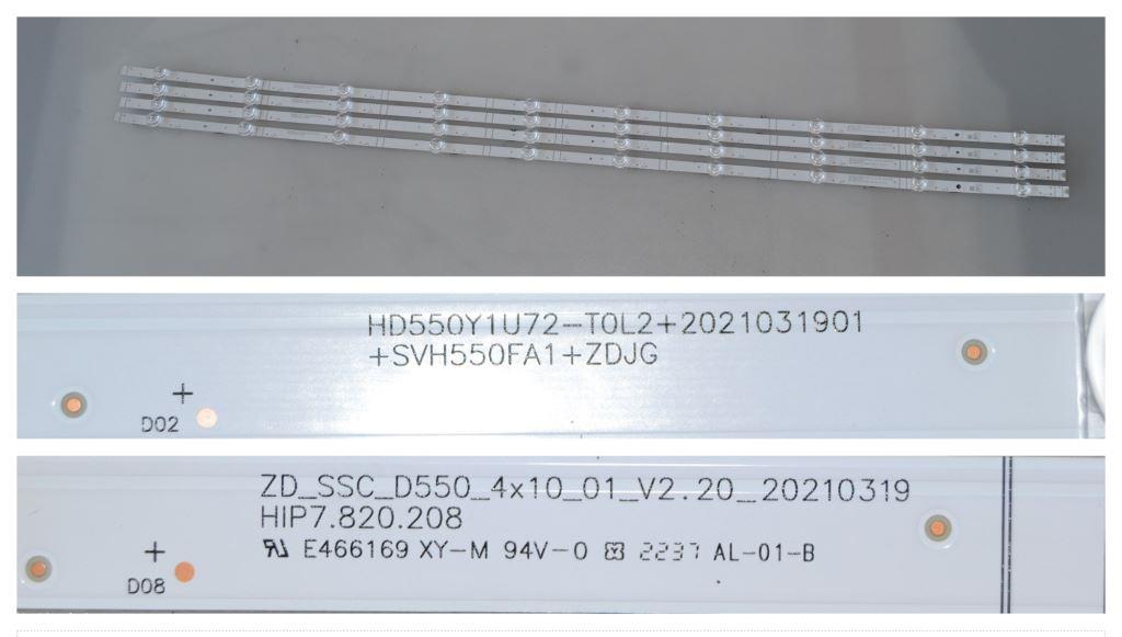 LB/55INC/HIS/4 LED BACKLAIHT,HD550Y1U72-T0L2+2021031901+SVH550FA1+ZDJG,ZD_SSC_D550_4x10_01_V2.20_20210319,4x10 diod 1055 mm