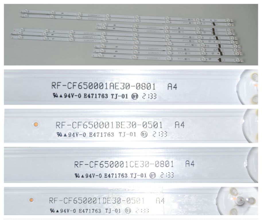LB/65INC/TOS/HIT LED BACKLAIHT  ,RF-CF650001AE30-0801,RF-CF650001BE30-0501,RF-CF650001AE30-0801,RF-CF650001CE30-0801,RF-CF650001DE30-0501,