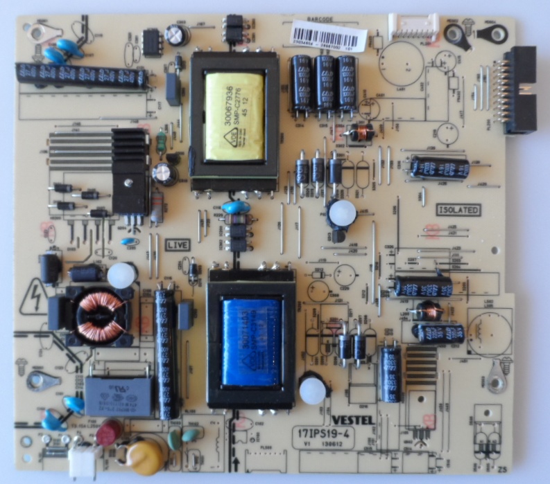 17IPS19-4/26INC/VES POWER BOARD ,17IPS19-4,130612 V1 for 26inc DISPLAY ,23034804,26967002,26960220,