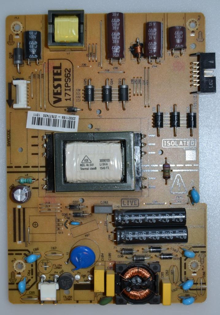 17IPS62/32INC/CROWN/32202/1 POWER BOARD ,17IPS62, for 32 inc DISPLAY ,233211189,27577430,150115R2,