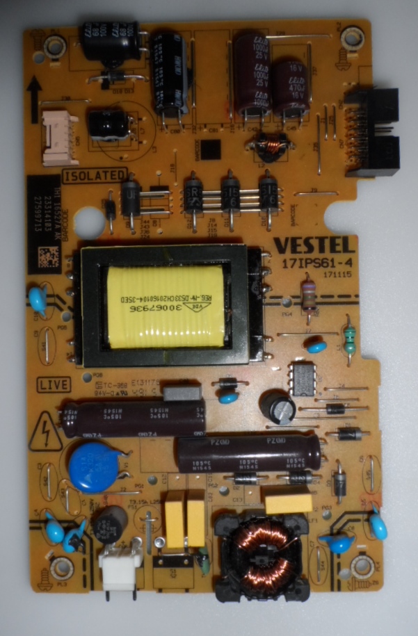 17IPS61-4/24INC/JVC POWER BOARD ,17IPS61-4,171115,