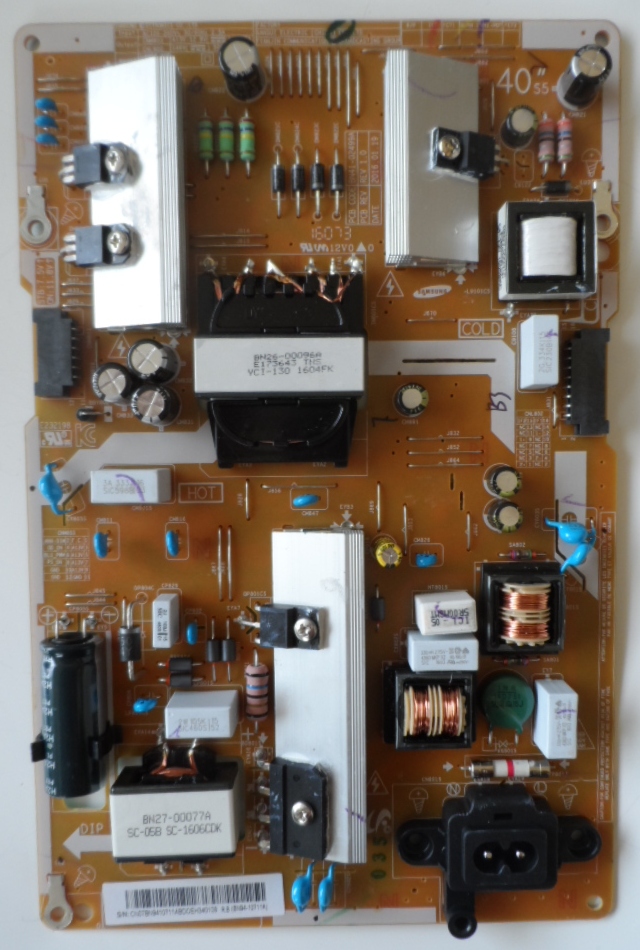 PB/BN94-10711A/SAM/40KU6072 POWER BOARD ,BN94-10711A,BN41-02499,  for SAMSUNG, UE40KU6072U,UE40KU6092U,UE43KU6072U,