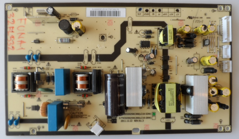 PB/S-TVC032/FUNAI/32FL532 POWER BOARD ,S-TVC0320250CJ00,(LC10-32W),