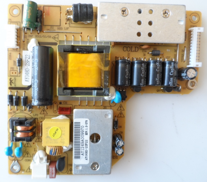 PB/AY048D/CHINATV POWER BOARD ,AY048D-2SF22,AY048D-2SF22 REV:1.0-079,