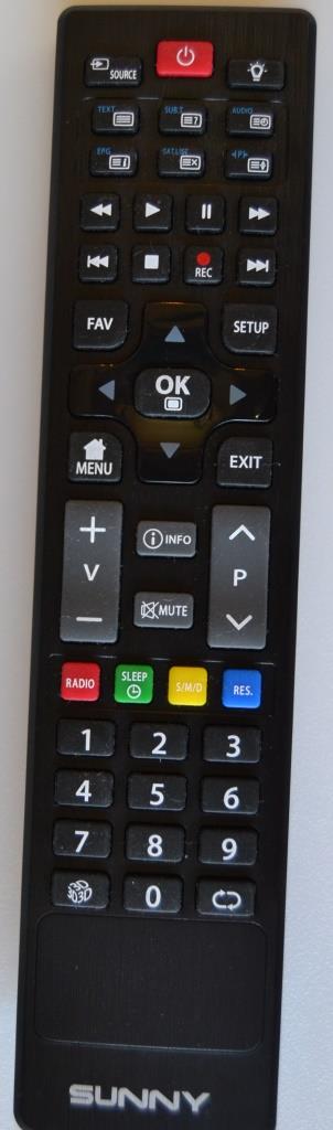 RC/SUNNY ORIGINAL REMOTE CONTROL for led tv ,SUNNY, 