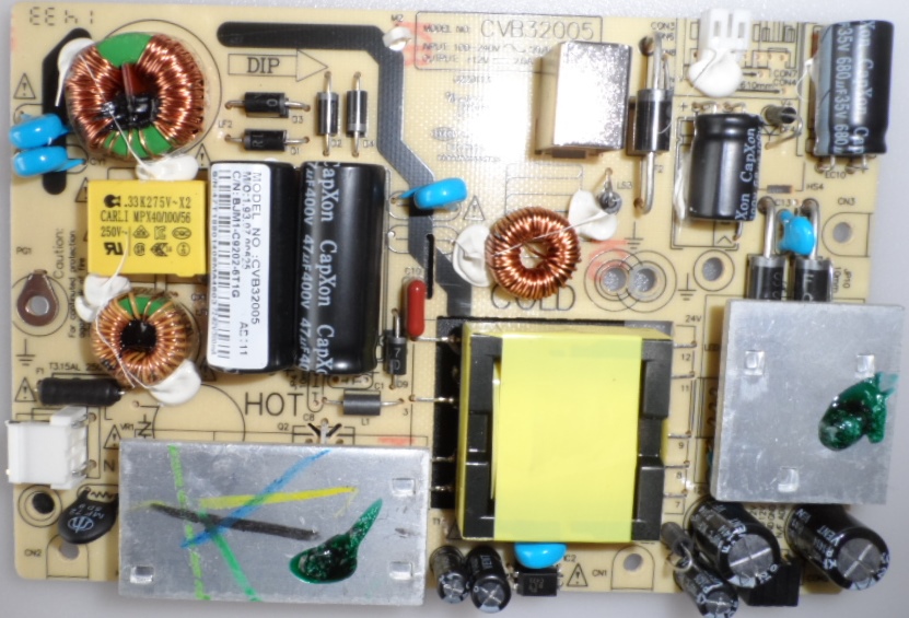 PB/CVB32005/JTC POWER BOARD ,CVB32005, for 32 INC DISPLAY 