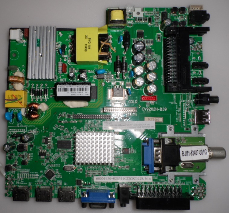 MB/CV9202H-B39/40INC/JTC MAIN BOARD ,CV9202H-B39 , for ,JTC DVB-140010,J2040C,