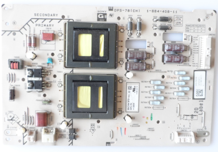 PB/DPS-78/SONY/55EX720 POWER BOARD ,DPS-78,1-884-408-11,for SONY KDL-55EX720