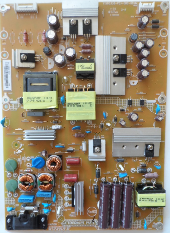 PB/50INC/PH/50PFH4309 POWER BOARD ,715G6338-P03-000-002M, for PHILIPS 50PFH4309/88