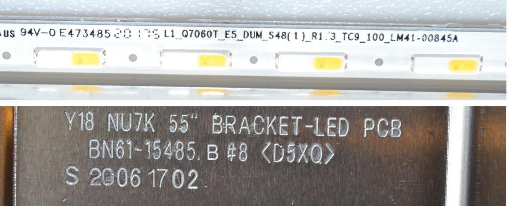 LB/55INC/QE55Q60 LED BACKLAIHT,L1_Q7060T_E5_DUM_S48(1)_R1.3_TC9_100_LM41-00845A,BN61-15485,