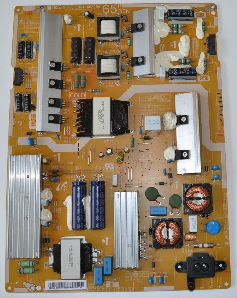 PB/BN44-00805A/SAM/65JU6070 POWER BOARD, BN44-00805A,L65S5N_FHS,  for SAMSUNG ,UE55JU6070Q