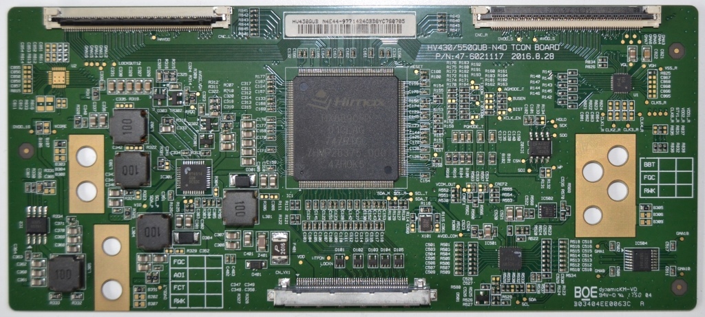 TCON/HV430/550/ARI43INC TCon BOARD ,HV430/550QUB-N4D,TCON BOARD,P/N:47-6021117, ARIELLI LED-43DN6A6