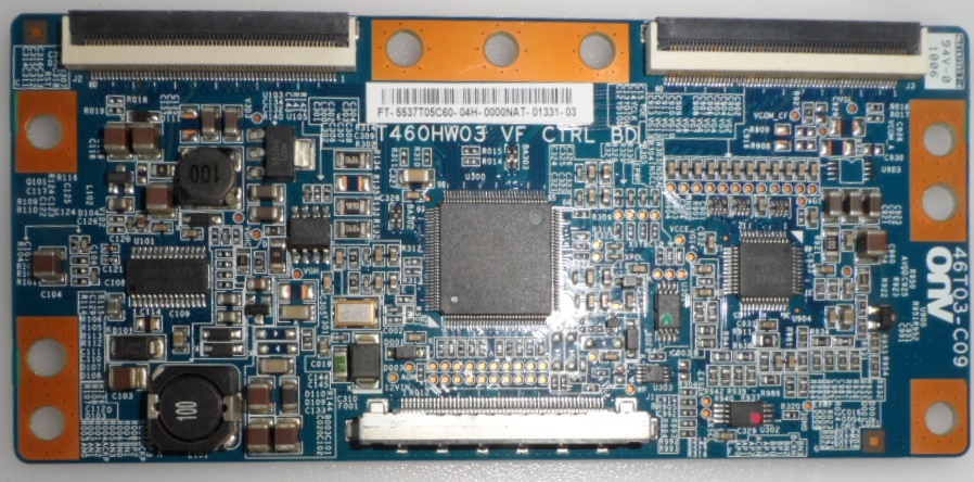 TCON/T460HW03/SAM/37C530 TCON BOARD ,T460HW03 VF CTRL BD, 46T03-C09, for SAMSUNG LE37C530