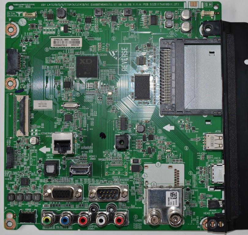 MB/LG/43LT340 MAIN BOARD   ,EAX68746401(1.1) , for, LG 43LT340C0ZB