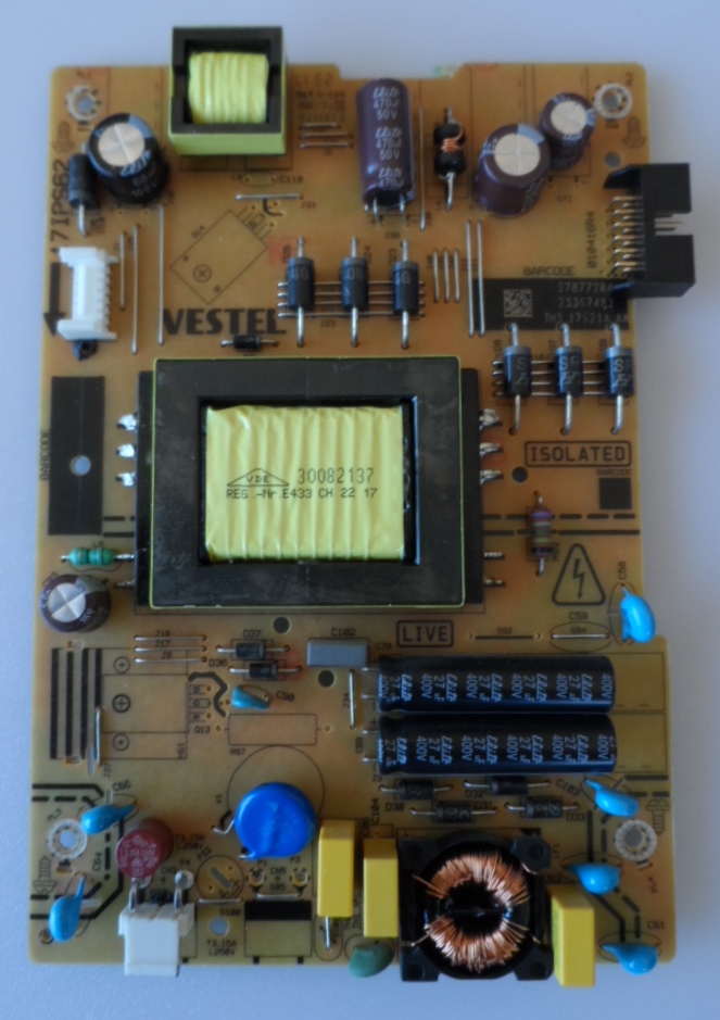 17IPS62/32INC/JVC/3 POWER BOARD ,17IPS62, for 32 inc DISPLAY ,23367482,27877204,