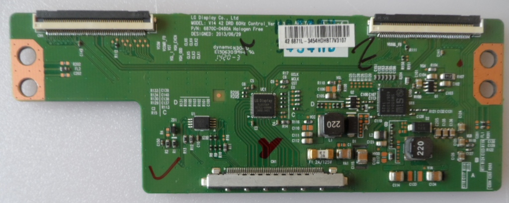 TCON/6870C0480A/PAN/42AS500 TCon BOARD, 6870C-0480A,for, PANASONIC TX-42AS500E,TX42-42A400E,TX-42ASW504