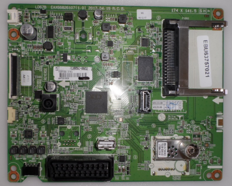 MB/LG/32LH510B MAIN BOARD   ,EBU63757021,EAX66826107(1.0),  for, LG ,32LH510B,