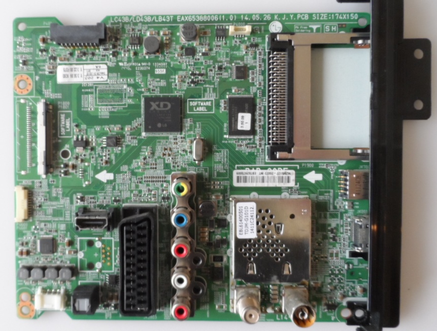 MB/LG/42LB550V MAIN BOARD   ,EBT62973009,EAX65388006(1.0),  for LG 42LB550v,