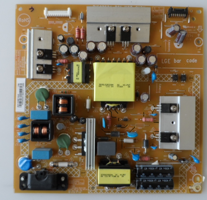 PB/LG/43LJ500V POWER BOARD ,715G7574-P01-W07-0H2H, for ,LG 43LJ500V,