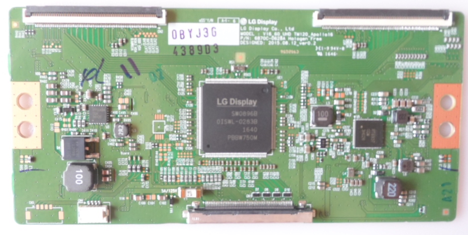 TCON/6870C0628A/LG TCon BOARD ,6870C-0628A ,V16 60 UHD TM120 Apollo 16