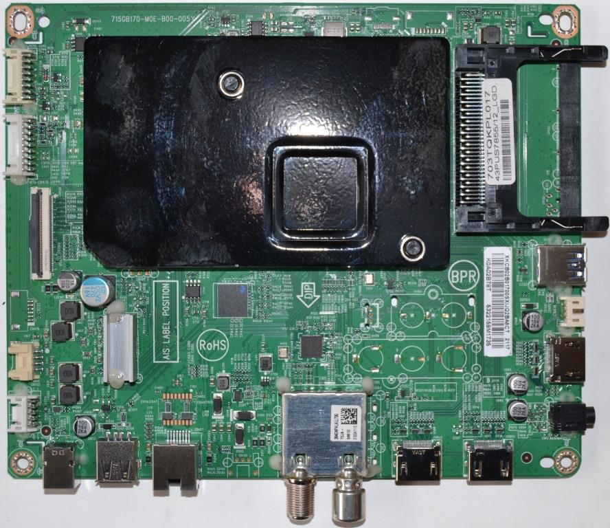 MB/43INC/PH/43PUS7855 MAIN BOARD ,715GB170-M0E-B00-005Y, for ,PHILIPS 43PUS7855/12