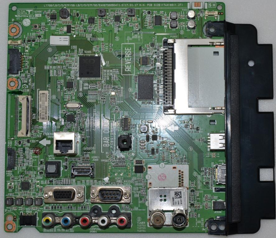 MB/LG/32LV340C/1 MAIN BOARD  ,EAX67322904(1.0),EBT64634604,  for, LG 32LV340C,