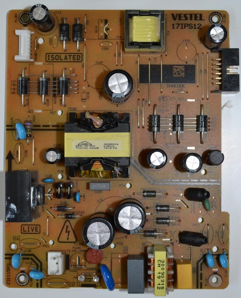 17IPS12/40INC/NN POWER BOARD, 17IPS12, for 40inc DISPLAY ,26272390,23321125,231115R3,