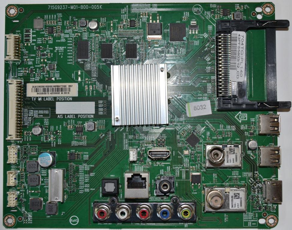 MB/43INC/PH/43PFS5803 MAIN BOARD ,715G9237-M01-B00-005K, for ,PHILIPS 43PFS5803/12