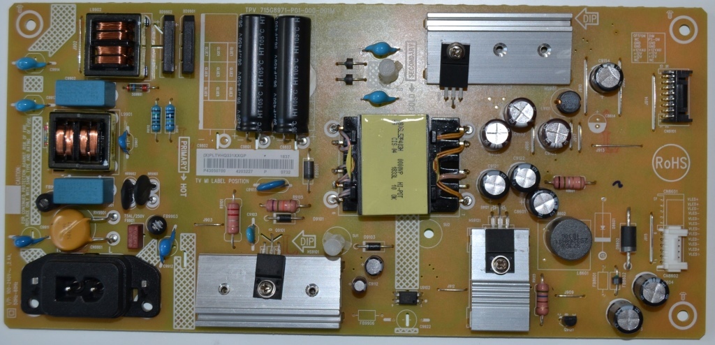 PB/43INC/PH/43PFS5803 POWER BOARD ,715G8971-P01-000-001M, for, PHILIPS 43PFS5803/12