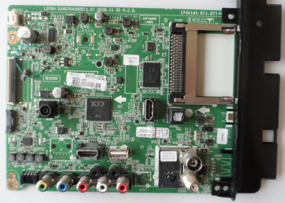 MB/LG/32LJ510U MAIN BOARD   ,EAX67041505(1.0),  for, LG 32LJ510U,