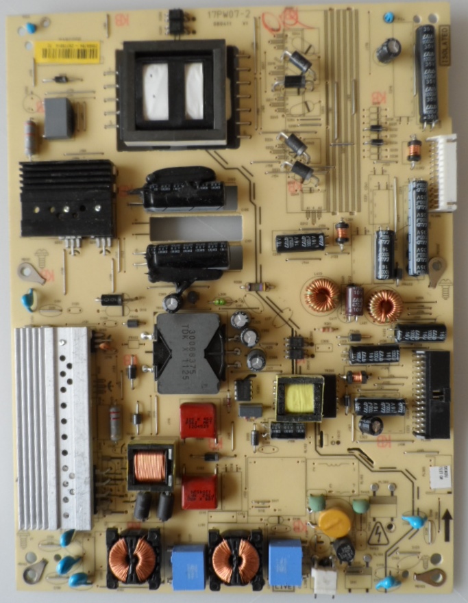 17PW07-2/VES POWER BOARD ,17PW07-2,080411 V1,20556784,26778814,