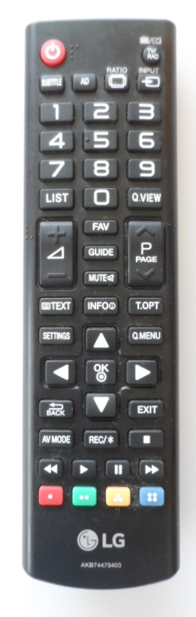 RC/LG/AKB74475403 ORIGINAL REMOTE CONTROL, AKB74475403, for LG LED TV 