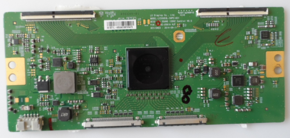 TCON/6870C0561A/SONY/49X8309C TCon BOARD, 6870C-0561A, MODELO:LC550EQL-SHP2-831, SONY KD-49X8309C,