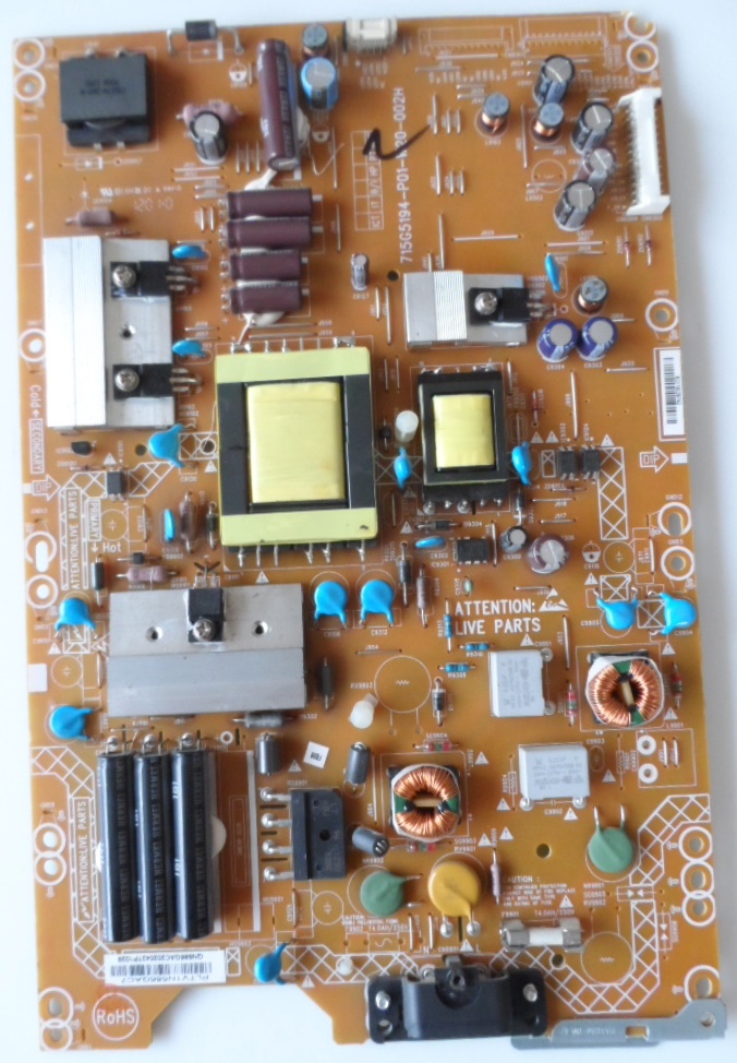 PB/37INC/PH/37PFL3537 POWER BOARD ,715G5194-P01-W00-002H, fo,r PHILIPS 37PFL3537,