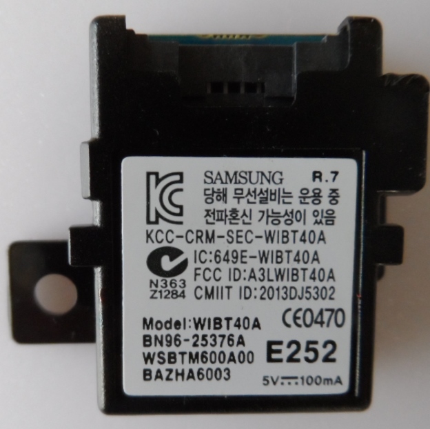 BT/BN96-25376A/SAM/40F6470 BLUETOOTH  MODULE ,BN96-25376A,WIBT40A, for ,SAMSUNG ,UE40F6470SS,