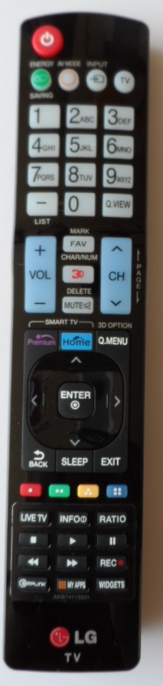 RC/LG/AKB74115501 ORIGINAL REMOTE CONTROL, AKB74115501, for LG LED TV 