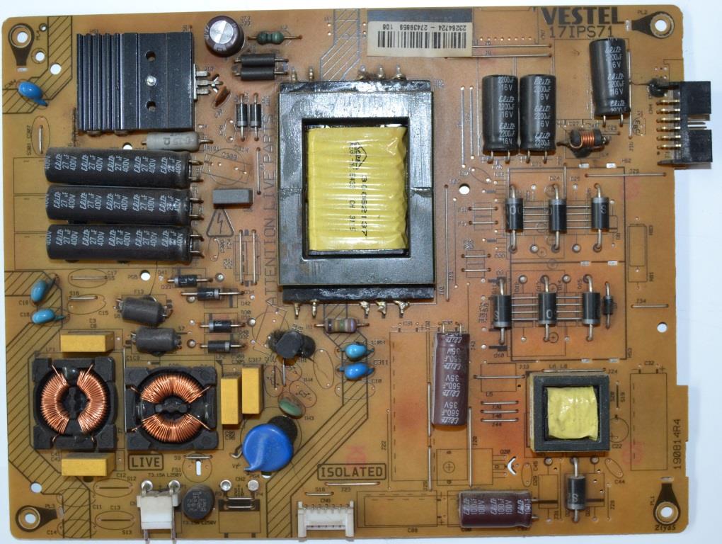 17IPS71/42INC/FINLUX POWER BOARD ,17IPS71 ,for 42 inc DISPLAY ,23264724,27439959,190814R4,