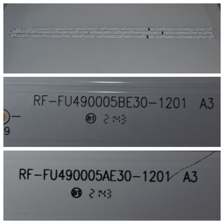 LB/50INC/VES/TOSH LED BACKLAIHT  ,RF-FU490005AE30-1201 A3,RF-FU490005BE30-1201 A3,3x12 diod 915mm