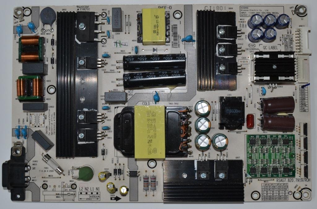 PB/50INC/HISENSE/50UA7 POWER BOARD,RSAG7.820.7919,