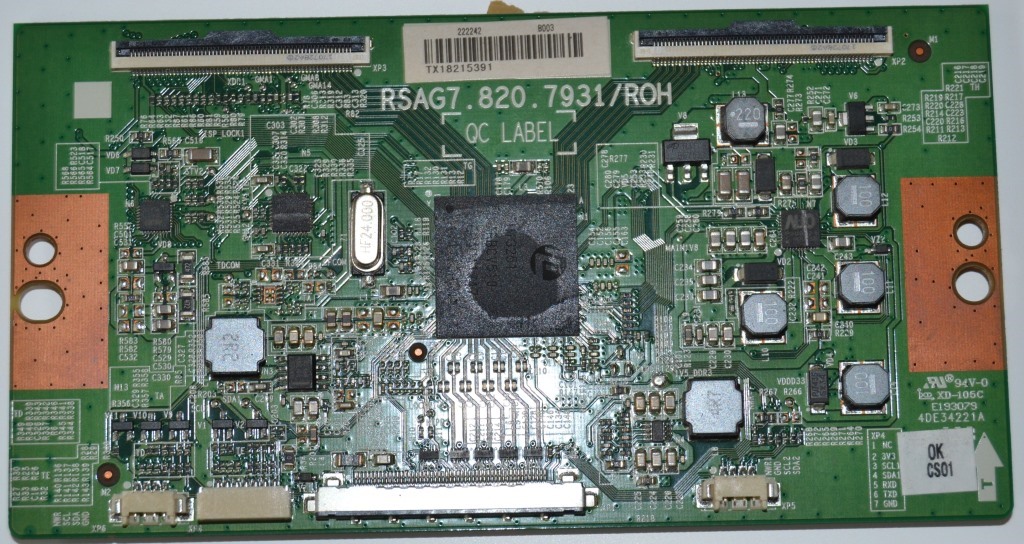 TCON/RSAG7.820.7931/HISENSE TCon BOARD,RSAG7.820.7931,