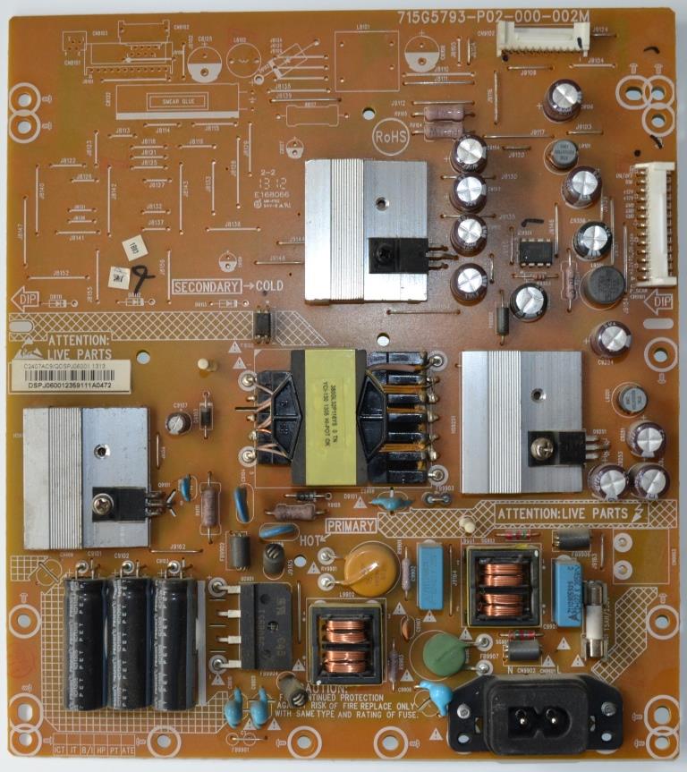 PB/32INC/PH/32PFL4308 POWER BOARD ,715G5793-P02-000-002M, for, PHILIPS 32PFL4308