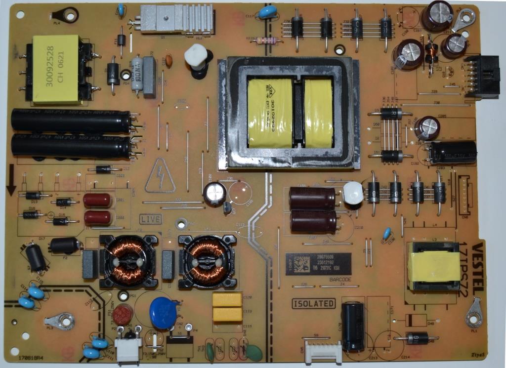 17IPS72/55INC/HIT/1 POWER BOARD ,17IPS72, for 55 inc DISPLAY ,28675509,23512192,170818R4,