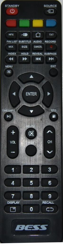 RC/BESS ORIGINAL REMOTE CONTROL for tv ,BESS, BS-39DLHD_SMART,