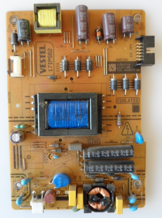 17IPS62/32INC/TFK/3 POWER BOARD ,17IPS62, for 32 inc DISPLAY, 27942716,23367482,010416R4,