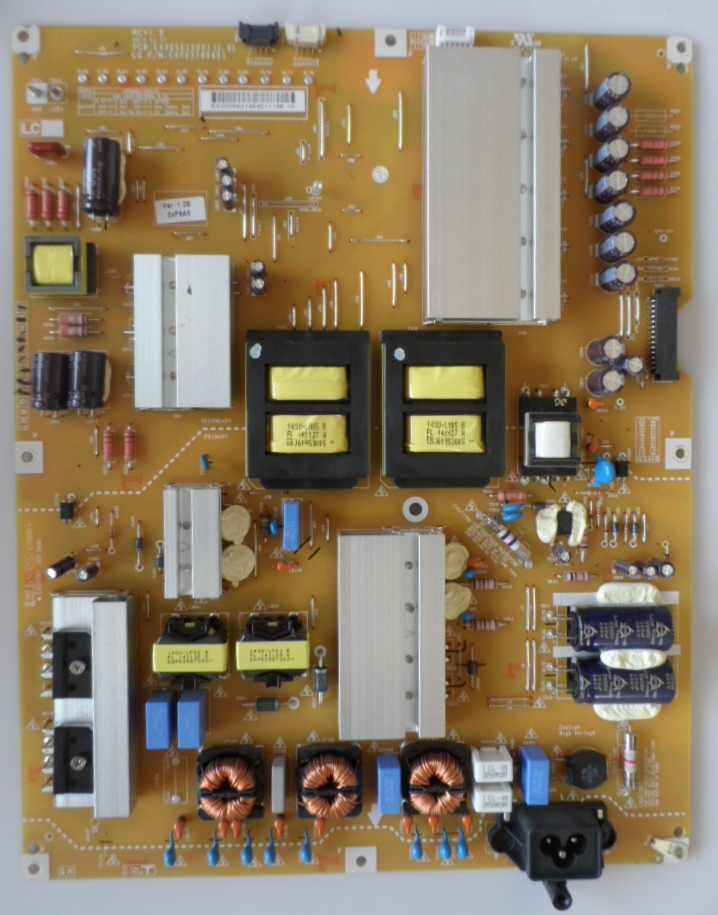 PB/LG/55UB850V POWER BOARD   ,EAY63149401,EAX65613901(1.6), LGP4955-14UL12,