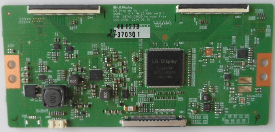 TCON/6870C0502D/LG/55UB850V TCon BOARD ,6870C-0502D , V14 TM120 UHD Ver0.1