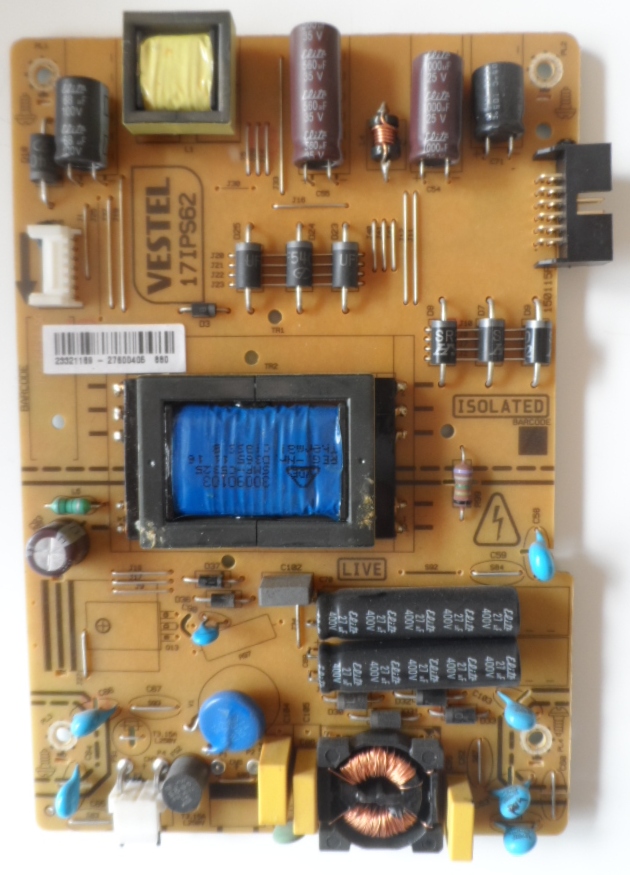 17IPS62/39INC/TFK POWER BOARD 17IPS62 for 39 inc DISPLAY 27825023 23380987