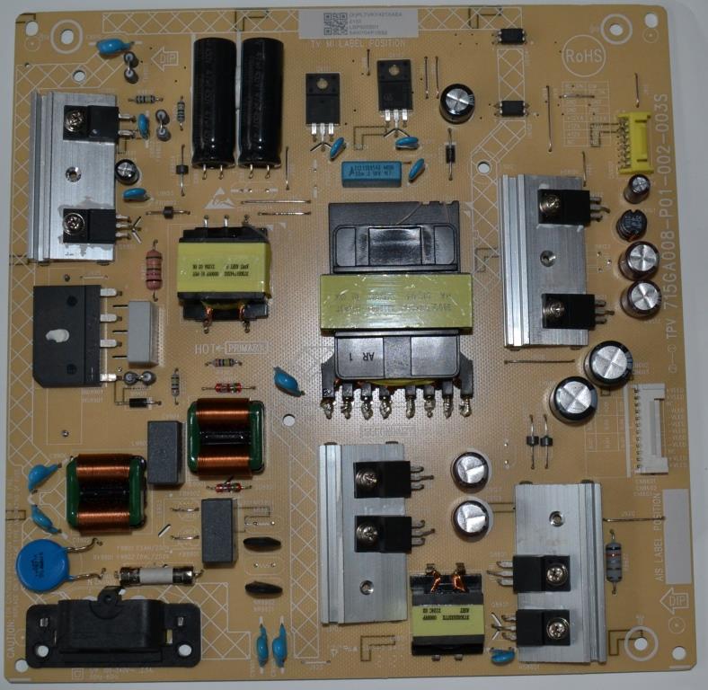 PB/50INC/PH/50PUS8506 POWER BOARD, 715GA008-P01-002-003S, for PHILIPS 50PUS8506/12