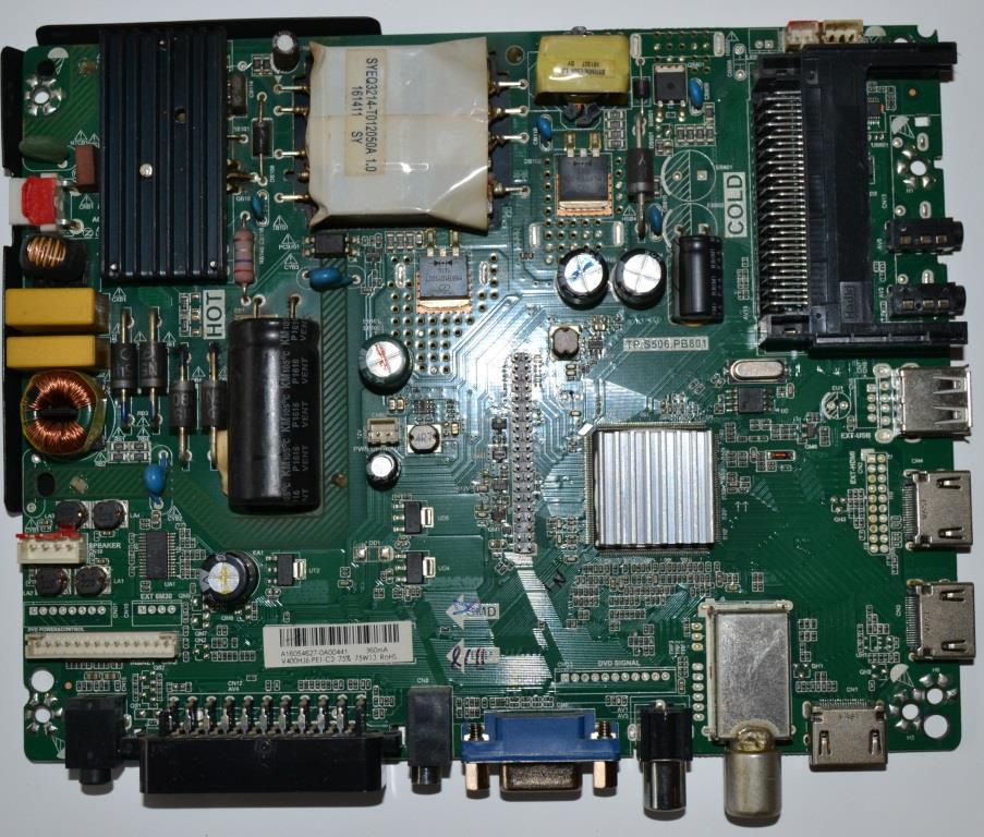 MB/TP.S506.PB801/AR MAIN BOARD ,TP.S506.PB801, for ,ARIELLI LED4018FHD