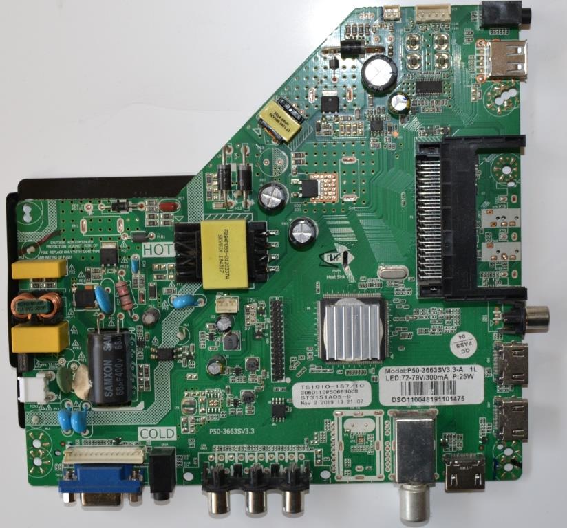 MB/P50-3663SV/SANG MAIN BOARD ,P50-3663SV3.3,  for SANG LE-32Z10